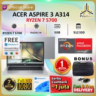 laptop acer aspire 3 a314 ryzen 7 5700 8gb 512gb 14fhd - ekstra 8gb 512ssd