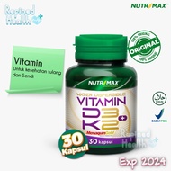 Nutrimax Vitamin D3 K2 Untuk kesehatan tulang dan Sendi isi30