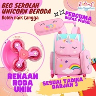 beg sekolah school bag budak perempuan kids bag roda sekolah kids school bag girl beg tarik sekolah school bag for girl