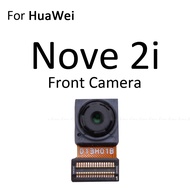 เซลฟี่ด้านหลังและด้านหน้าโมดูลกล้องหลักหลังขนาดเล็กสายเคเบิ้ลยืดหยุ่นสำหรับ HuaWei Nova 3e 4e 2วินาที2i 2 Plus
