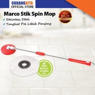 Spin Mop Mop / Spin Mop Handle + Mop Cloth - Blue