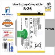 Battery compatible B-Z6 for Vivo Y27 5G High quality Batteri replacement [ Fix Mobile Gadget ]