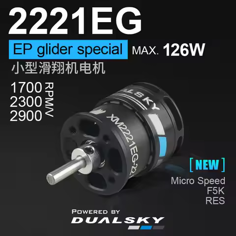 Dualsky XM2230EG / XM2221EG / XM2225EG 22EG Series High Efficiency, Durable Brushless Motor for Smal