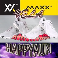 MAXX BADMINTON SPORT SHOES VELA (WHITE, GREY)