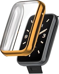 Case for Xiaomi Smart Band 7 Pro, Protective Film, Protective Case, Silicone TPU Screen Protector Ca