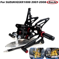 Arashi Motorcycle accessories footrest footpeg pedal foot peg Rearset Rear Set foot rest For SUZUKI 