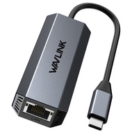 WAVLINK USB C to Ethernet Adapter 5Gbps Driver-free RJ45 Gigabit LAN Ethernet Network Adapter for La