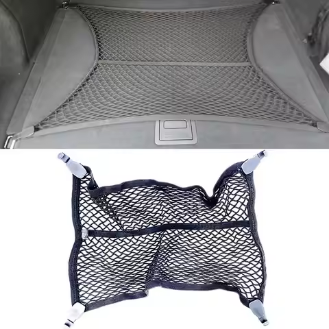 For Audi Original Car Trunk Mesh Net Cargo Luggage A4 B5 B6 B8 A6 C5 C6 A3 A5 Q3 Q5 Q7 8W9 861 869 A