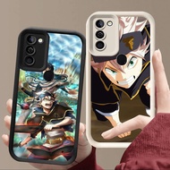 R96 Black Clover Casing for Infinix Smart 5 6 10 Plus Black and White