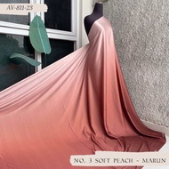 {JUAL KAIN} SILK ARMANY PREMIUM / SATIN GRADASI 2 WARNA (per 05 meter)