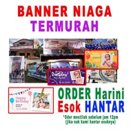 Banner Niaga  (Free Design) Serta Bunting
