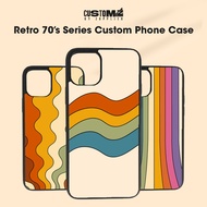 For Samsung A26 A25 A24 A22 A21S A20S A20 5G Retro 70's Series Phone Case