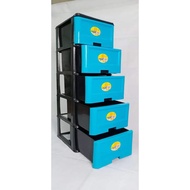 5 Tier Plastic Drawer / 5 tingkat Cabinet / Storage Cabinet