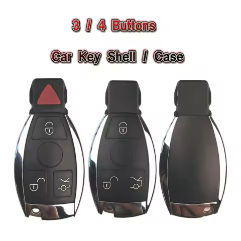 Jingxin 3/4BT Key Shell For Mercedes Benz A B C E G W Class W203 W204 W205 W210 W211 W212 W221 Auto 
