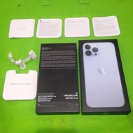 dus box iphone 13 pro max original 100% copotan ibox lengkap manual book warna sierra blue