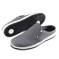 DENZEL - Sandal Bustong Casual Pria / Cowok DZ 008 Grey SEPATU PRIA DENZEL - SANDAL PRIA DENZEL