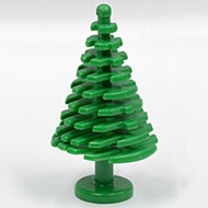 [Ready Stock] Lego Parts Plant, Tree Pine Large 4 x 4 x 6 2/3