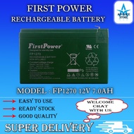 (No Supply to Sabah & Sarawak) FP1272 FirstPower 12v 7.2ah Rechargeable Battery GP 1270 12v 7.0ah GP
