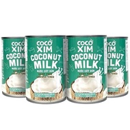 COCOXIM] coconut milk 400ml, 4 cans, no preservatives, no coloring coconut milk coconut milk powder 