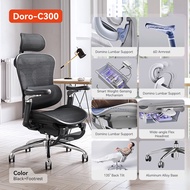 [ 5 Years Warranty ] Sihoo Doro C300 Ergonomic Office Chair with Footrest 6D Armrest Heavy-duty Gami