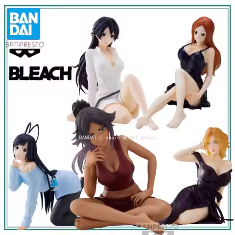 Genuine Original Bandai Banpresto Bleach Rangiku Shihouin Yoruichi Kuchiki Hisana Model Brand New an