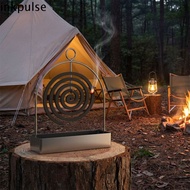 INKPULSE​ Mosquito Coil Stand, with Handle Portable Incense Holder, Modern Anti Scalding Heat Resist