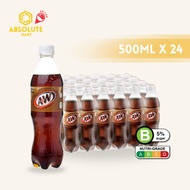 A&W Root Beer 500ML X 24 (BOTTLE)