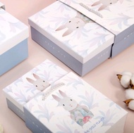 🍉gift🍉(สินค้าพร้อมส่ง) ถุงกระดาษ+กล่องของขวัญ ใส่ของขวัญ ของชำร่วย  ลายกระต่าย ราคาถูก