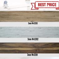 KAYU Meforze Vinyl Flooring Termite-Resistant Wood Motif 3mm Thick