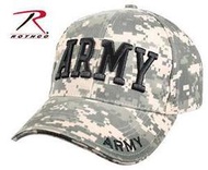 【Rothco】美國原裝進口立體ARMY棒球帽--ACU