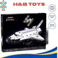 Đồ chơi lắp ráp 10283 63001 32000 89889 - Xếp hình tàu con thoi Na.Sa 2354 chi tiết