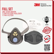 3M™ Particulate Filter 1744 FILTER FOR 1700 HOLDER MASK 3200 FULL SET SINGLE FILTER RESPIRATOR