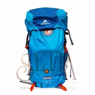 Tas Ransel Carrier Eiger Rhinos 1241 Blue 60L+Rain Cover-Gunung/Hiking / Tas Carrier Bag Kalibre Loa
