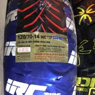 Lốp (vỏ) sau PCX IRC 120/70-14 không dùng ruột