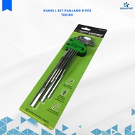 Tekiro L Key Set 8pcs Length L Key Hexagon L Key Extra Long L Key Set