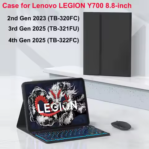 Case for Lenovo LEGION Y700 8.8 Inch 2023 2025,Magnetic Bluetooth Keyboard cover for Lenovo LEGION Y
