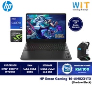 HP Omen Gaming 16-AM0231TX (Intel Core i9-14900HX /16GB-32GB RAM/512GB SSD/16" WUXGA/RTX5060 8GB/W11