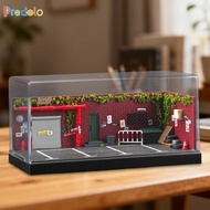 predolo 1/64 Garage Display Case Diorama Acrylic Cover Alloy Car Model Display Box