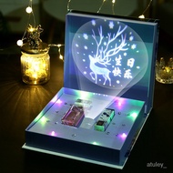 s925Silver Week Earrings Set Gift Box Projection Birthday Gift Female Practical Ideas Valentine's Da