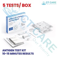 Roche SD Biosensor SARS-CoV-2 Antigen Self-Test Nasal (ART), 5 Test Kits/Box