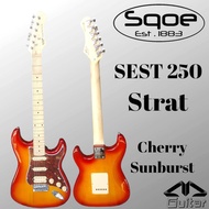 Sqoe SEST250 กีตาร์ไฟฟ้า ทรง Strat  มี5 สี *พร้อม ของแถม