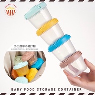 120ml Baby Food Storage Container Stackable (1pc) Multifunctional Box Snacks Purees Storage Containe
