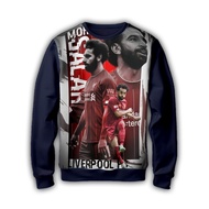 Children's Football Sweater v1 Moh Salah Children 3D Printing For Ages 1-12 Years