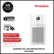 EUROPACE EPU 5530B HAZEPRO 3-IN-1 AIR PURIFIER WITH UV - 2 YEARS WARRANTY