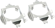 Unifizz H7 Headlight Holder Retainer 2pcs Silver Tone Metal for Mercedes-Benz B-Class Bulb Light Base Holder