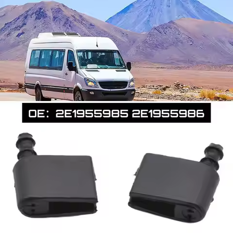 2pcs Windshield Washer Nozzle Water Jet 2E1955985 2E19559862 For Mercedes Sprinter II 2006 - 2018 Ca