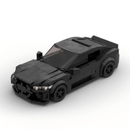 M MOC Small Particle Car Model Series BMW M4 8 Grid Sports Car Boy Assembling Assembling spd Series 