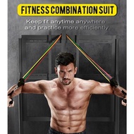 150LB Gym 11pcs/Set Exercise Resistance Bands Yoga Fitness Home elastic band Gym Kit Pull Rope gym e