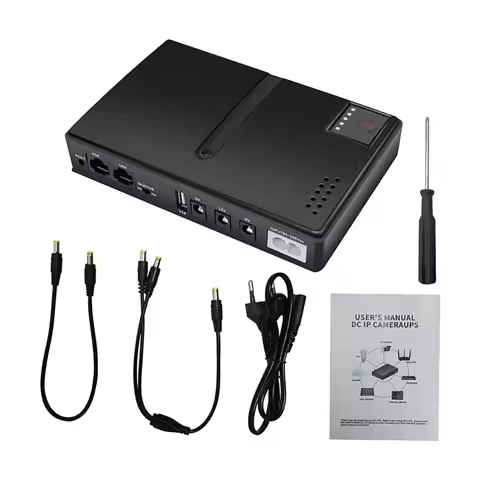 No Battery AC85-265V DC1018L Router 5V9V12V Optical Cat Monitor Backup Uninterruptible DC Power Supp