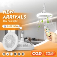 2-In-1 Multifunction Ceiling Fan with LED Light 36W Ceiling Fan Light